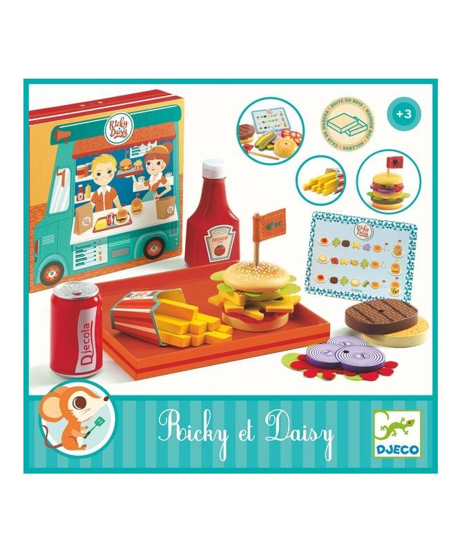 Ricky & Daisy - Préparer des burgers avec un menu Ricky & Daisy - Préparer des burgers avec un menu