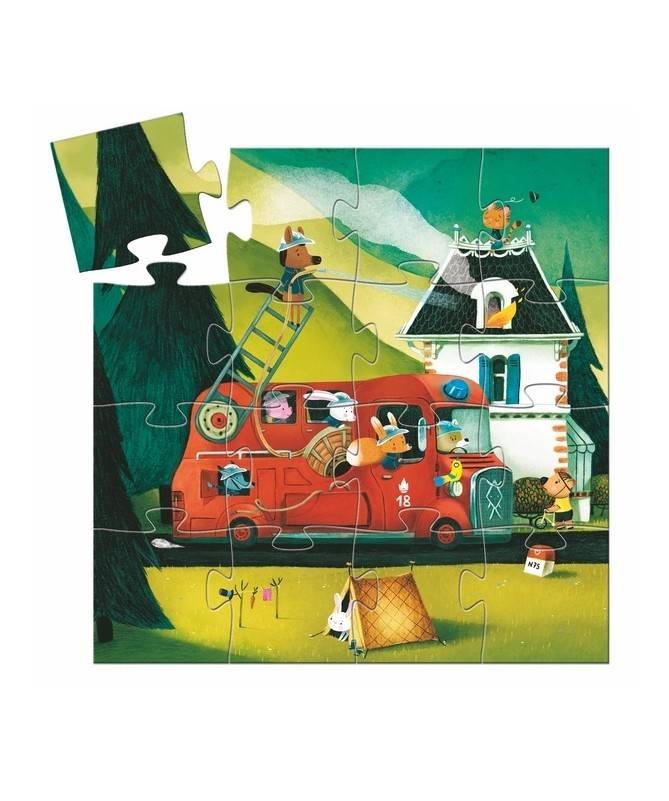 Le camion de pompier (16Pcs) Le camion de pompier (16Pcs)