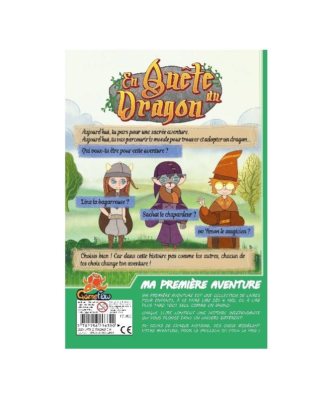 Game flow Ma 1ère aventure : En quête du dragon