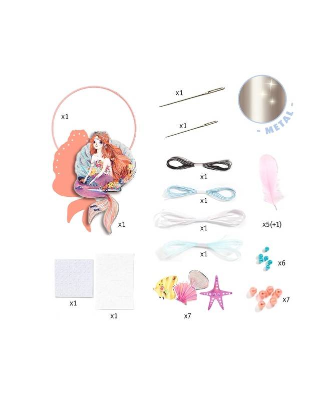 Attrape-rêve DIY - Douce sirène Attrape-rêve DIY - Douce sirène