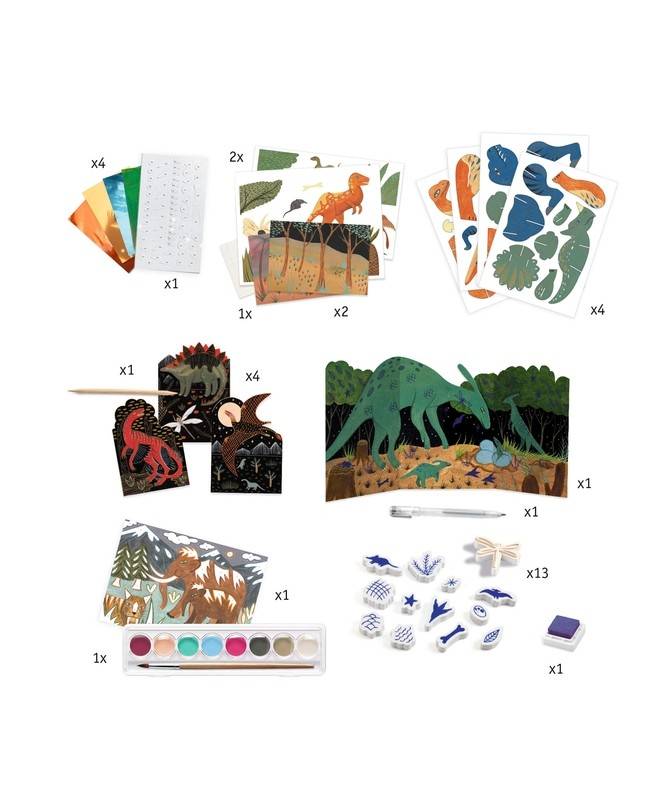 Coffrets multi-activités - Le monde des dinosaures Coffrets multi-activités - Le monde des dinosaures