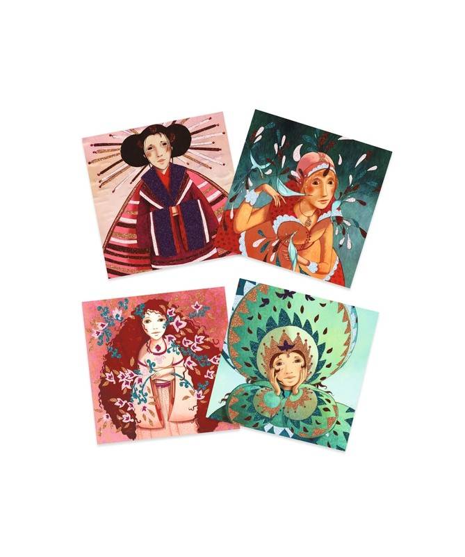 Tableaux paillettes - D'ors et de soies Tableaux paillettes - D'ors et de soies