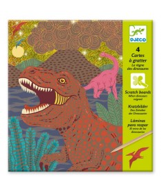 Cartes à gratter - Le règne des dinosaures