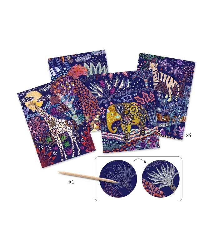 Cartes à gratter - Nature luxuriante Cartes à gratter - Nature luxuriante