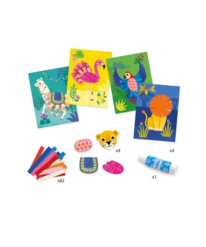 Collages - Avec des bouclettes Collages - Avec des bouclettes