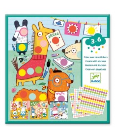 Créer avec des Stickers - Avec des gommettes rondes