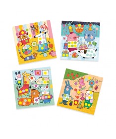 Créer avec des Stickers - Avec des gommettes rondes