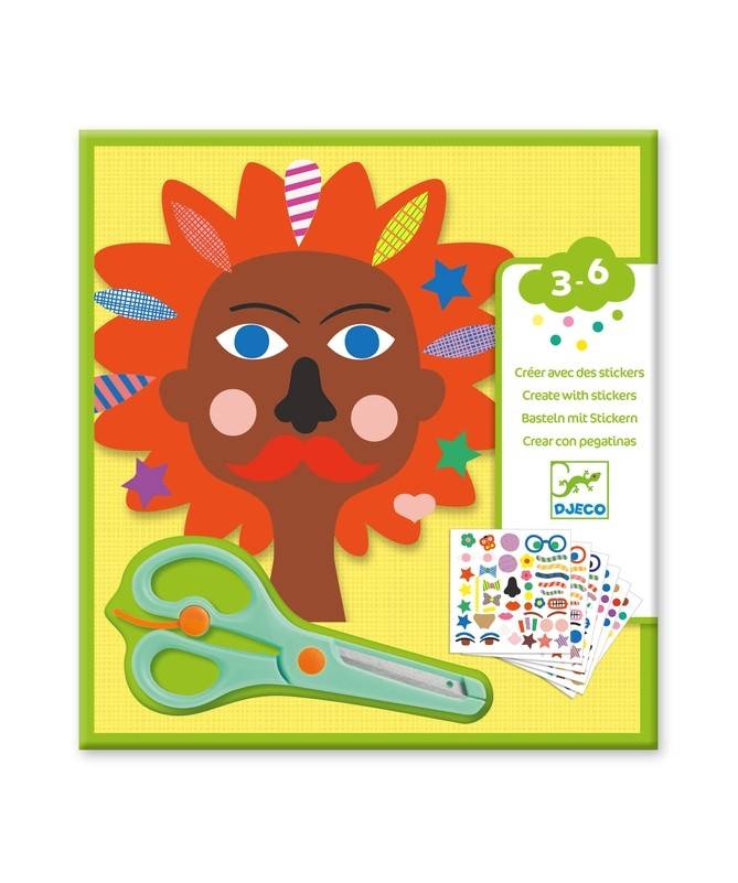 Créer avec des Stickers - Coiffeur Créer avec des Stickers - Coiffeur
