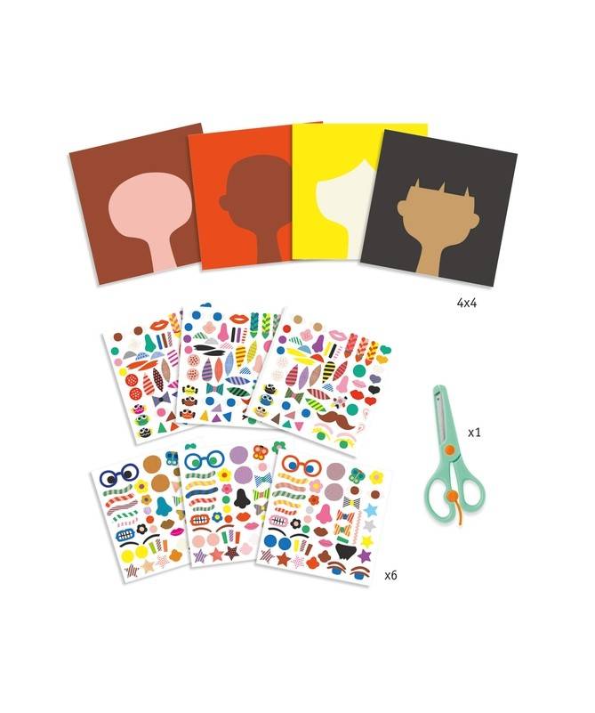 Créer avec des Stickers - Coiffeur Créer avec des Stickers - Coiffeur