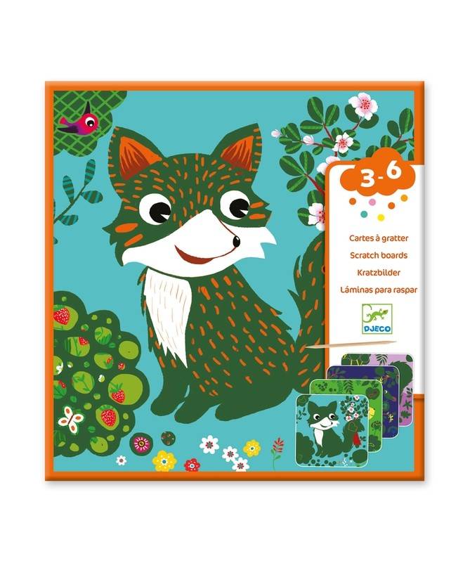 Cartes à gratter des petits - Petites bêtes Cartes à gratter des petits - Petites bêtes