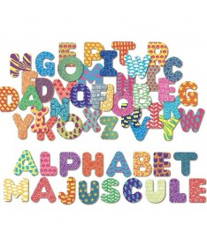 Magnets Alphabets majuscule 56 pcs