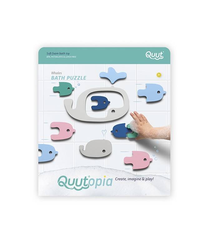 Quutopia - Puzzle de bain - Baleines Quutopia - Puzzle de bain - Baleines