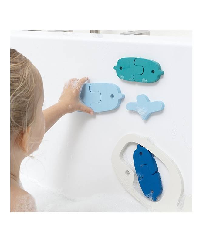 Quutopia - Puzzle de bain - Baleines Quutopia - Puzzle de bain - Baleines