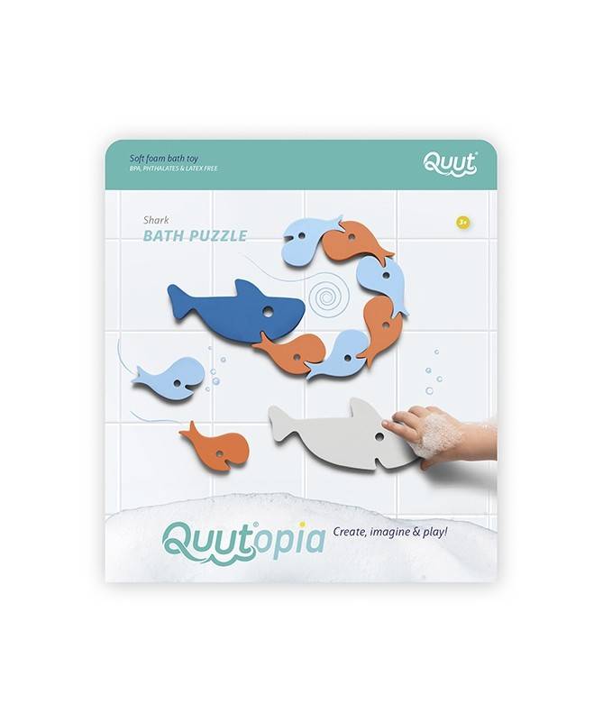 Quutopia - Puzzle de bain - Requins Quutopia - Puzzle de bain - Requins