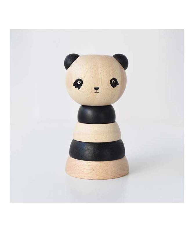 Empilable en bois - Panda Empilable en bois - Panda