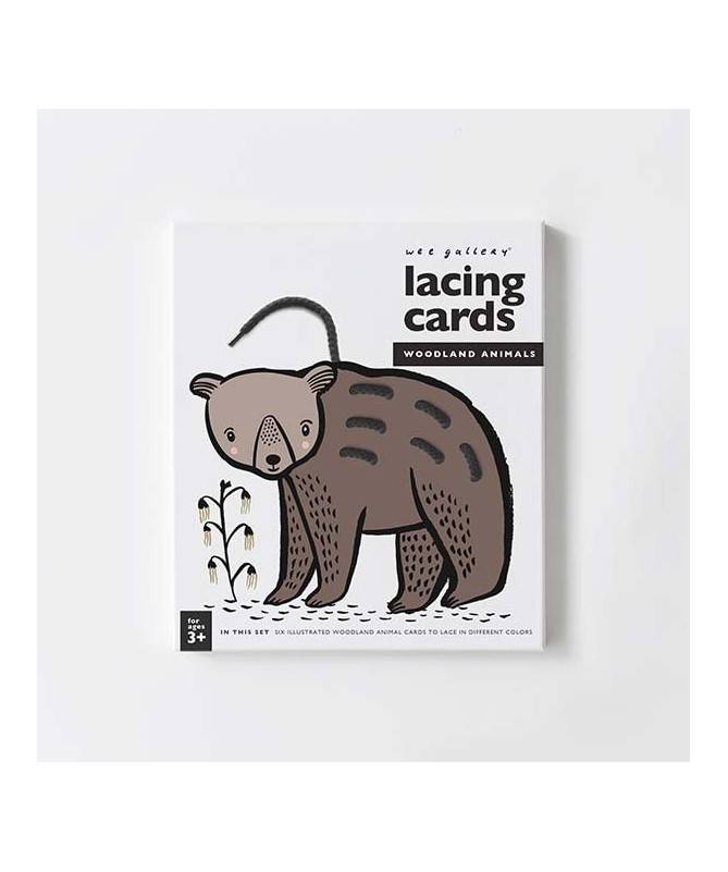 Cartes à lacer - Animaux des bois Cartes à lacer - Animaux des bois