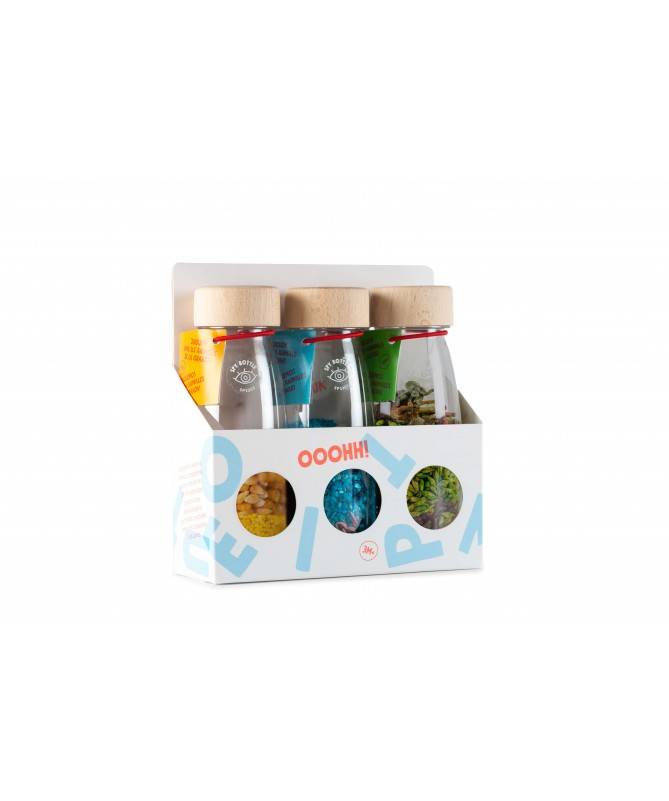 Pack 3 Bouteilles sensorielles - Nature Pack 3 Bouteilles sensorielles - Nature