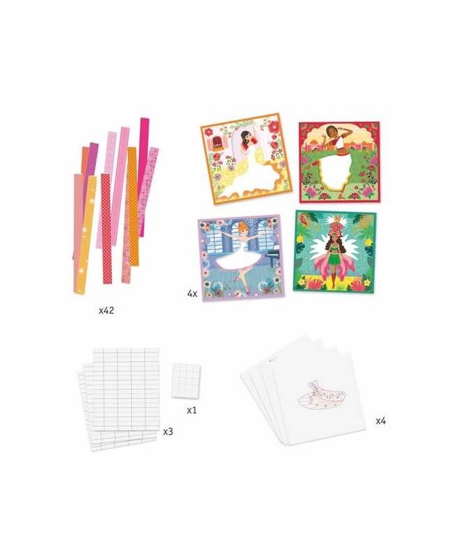 Danseuses - Papier créatif Danseuses - Papier créatif