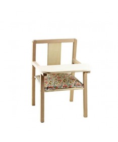 Coussin de chaise haute en coton Fleurs - Poupée Gordis