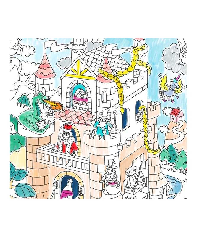 Coloriage XXL - Contes et féerie Coloriage XXL - Contes et féerie