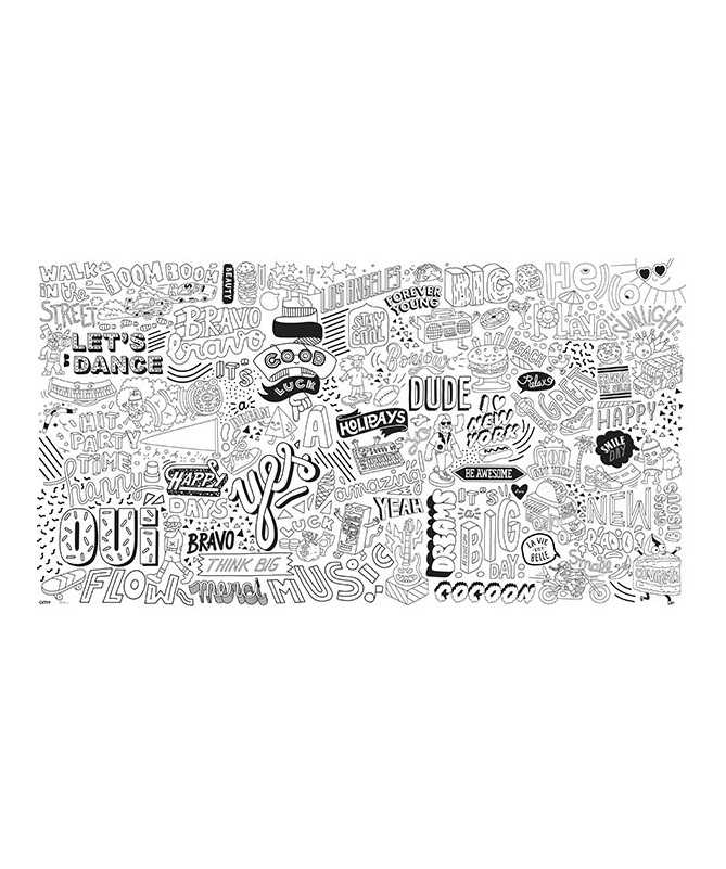 Coloriage XXL - Street Art Coloriage XXL - Street Art