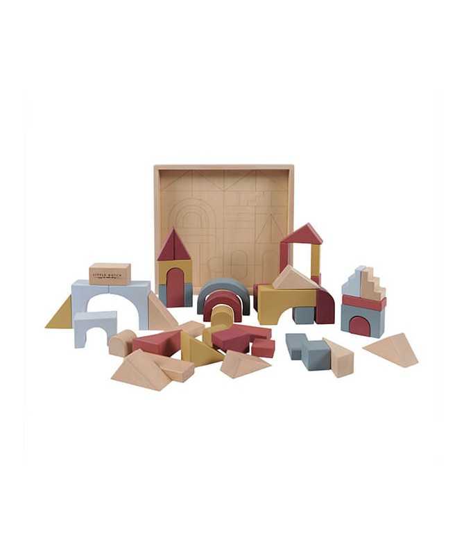 Blocs de construction bois FSC – 47 pcs Blocs de construction bois FSC – 47 pcs