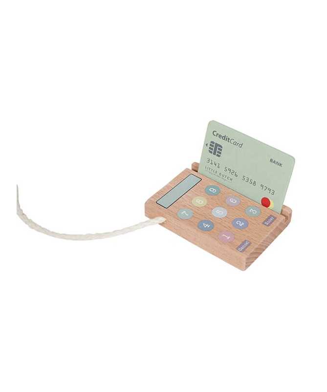 Caisse enregistreuse en bois – mint Caisse enregistreuse en bois – mint