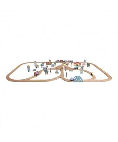 Circuit train XXL - bois FSC - 108 pcs