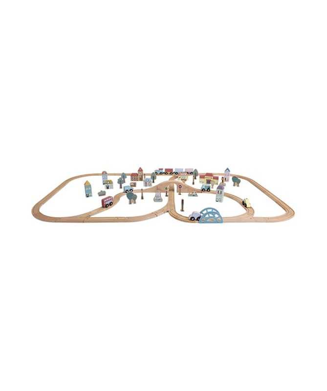 Circuit train XXL - bois FSC - 108 pcs