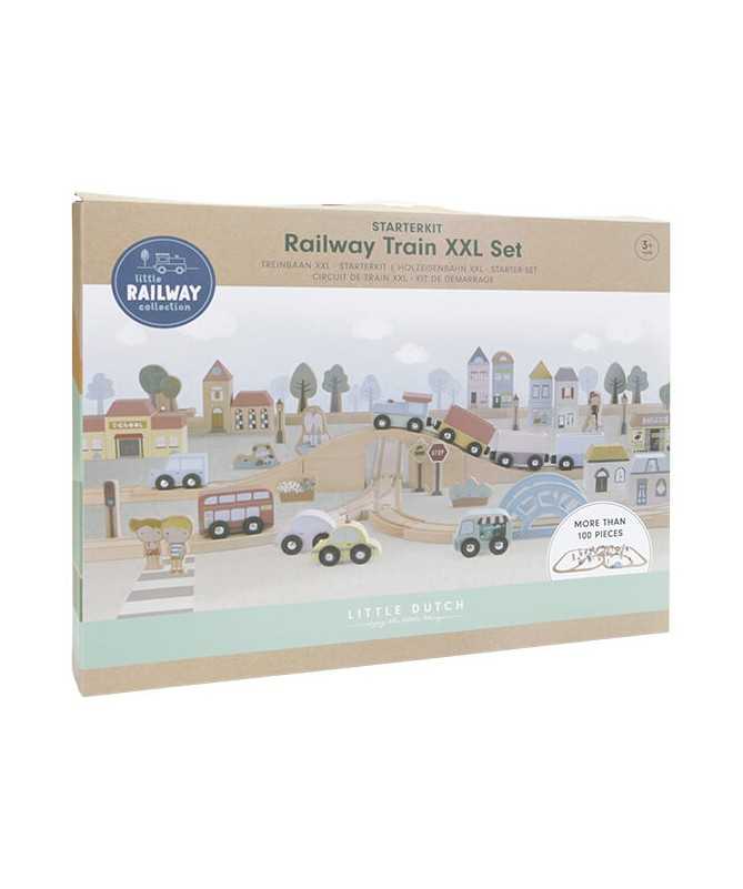 Circuit train XXL - bois FSC - 108 pcs Circuit train XXL - bois FSC - 108 pcs