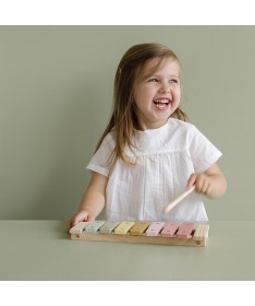 Xylophone en bois - rose