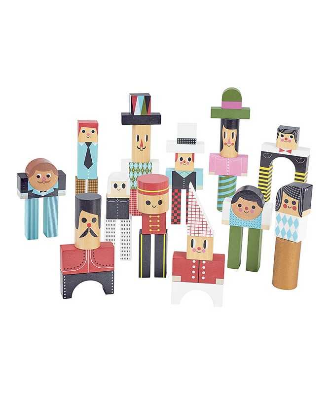 Les bonhommes en cubes Les bonhommes en cubes