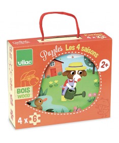 Puzzles des 4 saisons (4 x 6 pcs)