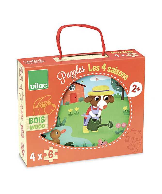 Puzzles des 4 saisons (4 x 6 pcs) Puzzles des 4 saisons (4 x 6 pcs)