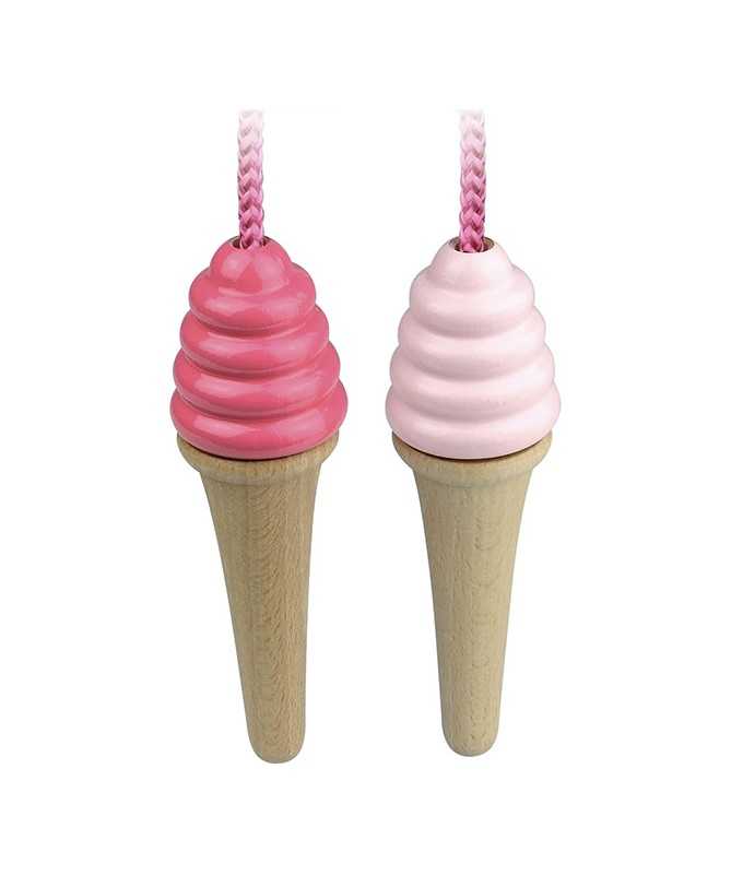 Corde à sauter - Crème glacée Corde à sauter - Crème glacée