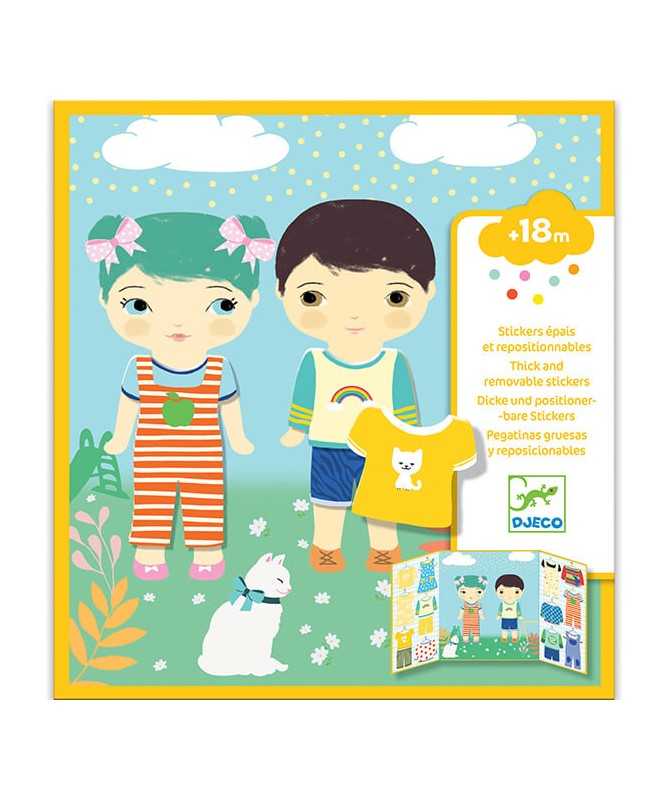 Gommettes et stickers - Les habits Gommettes et stickers - Les habits