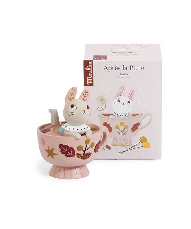 Tirelire lapin Après la pluie Tirelire lapin Après la pluie