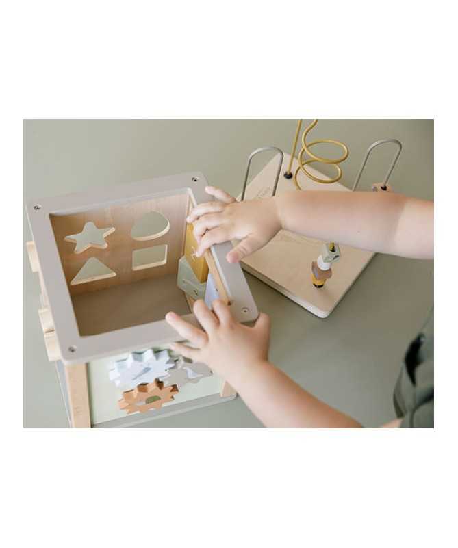 Cube d'activités en bois - Little Goose Cube d'activités en bois - Little Goose