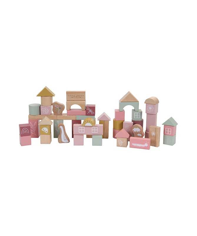 Blocs en bois (tonneau) - Pink Blocs en bois (tonneau) - Pink