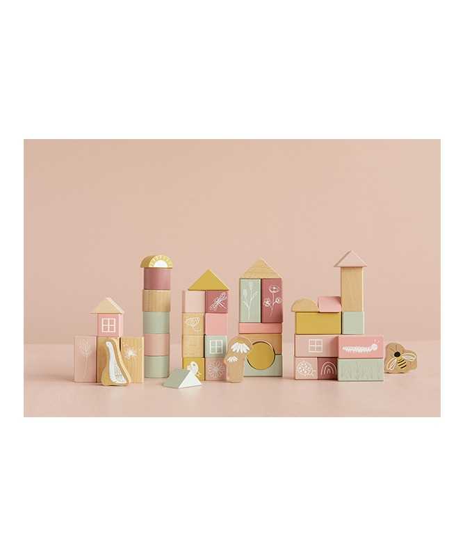 Blocs en bois (tonneau) - Pink Blocs en bois (tonneau) - Pink