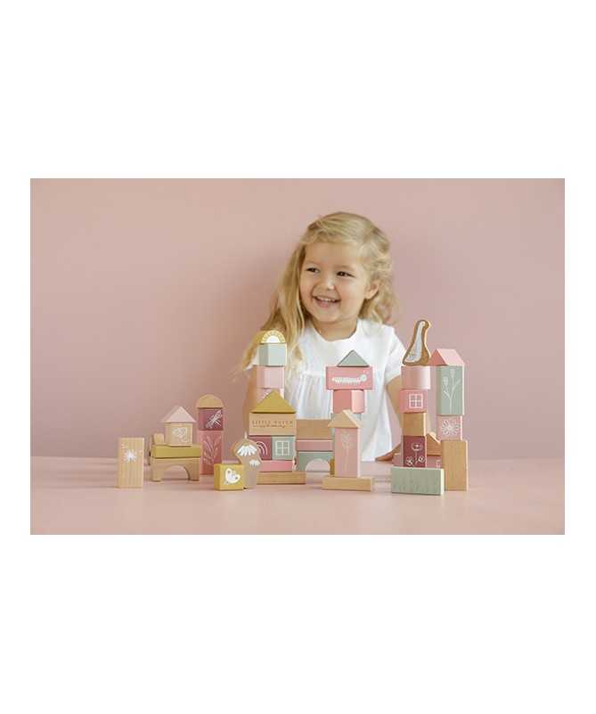 Blocs en bois (tonneau) - Pink Blocs en bois (tonneau) - Pink