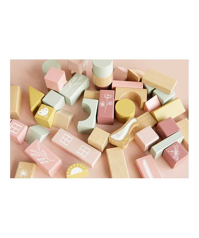 Blocs en bois (tonneau) - Pink Blocs en bois (tonneau) - Pink