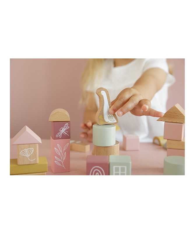Blocs en bois (tonneau) - Pink Blocs en bois (tonneau) - Pink
