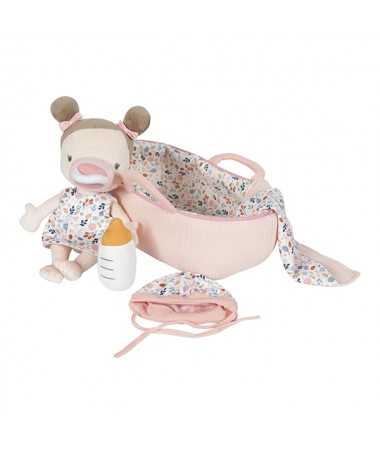 Set couffin et poupon bébé Rosa