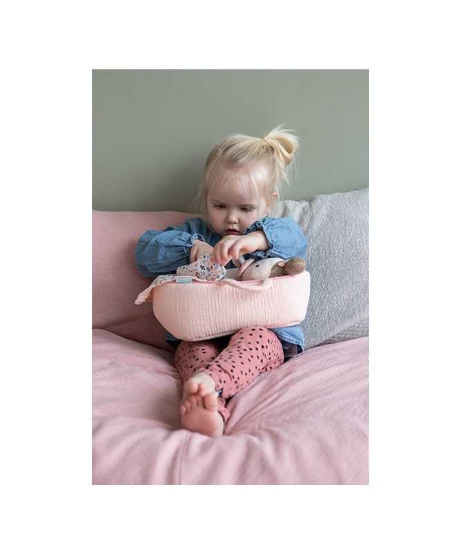 Set couffin et poupon bébé Rosa Set couffin et poupon bébé Rosa