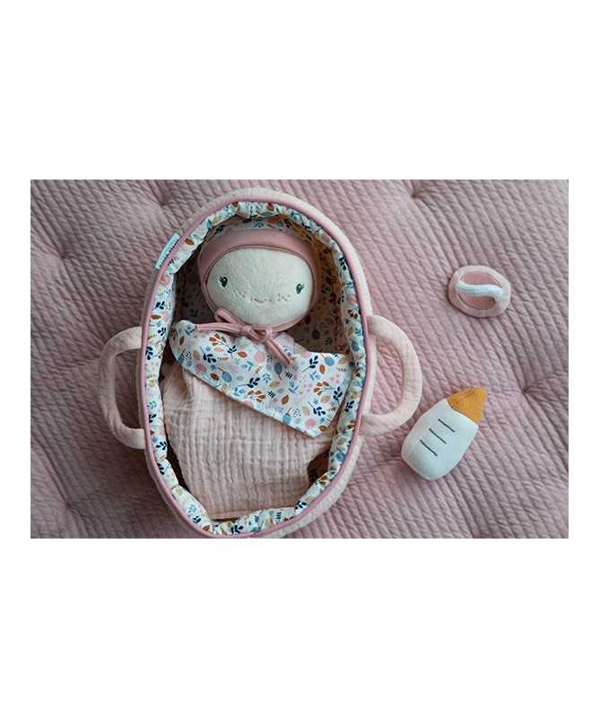 Set couffin et poupon bébé Rosa Set couffin et poupon bébé Rosa