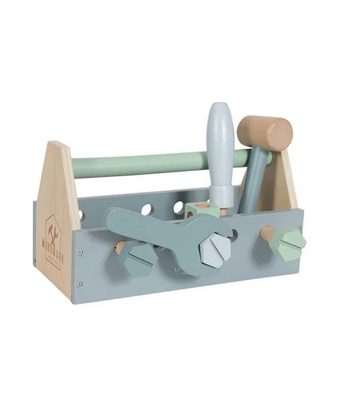 Boîte à outils en bois (20 pièces) Boîte à outils en bois (20 pièces)