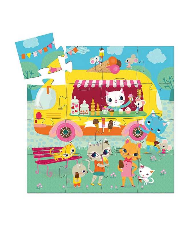 Puzzle - Le glacier (16 pcs) Puzzle - Le glacier (16 pcs)