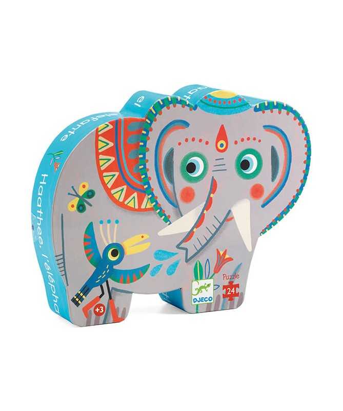 Puzzle - Haathee. éléphant d'Asie (24 pcs)