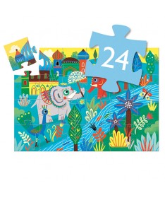 Puzzle - Haathee. éléphant d'Asie (24 pcs)